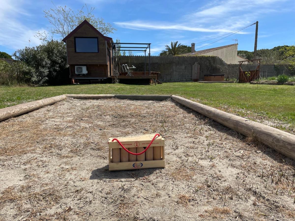 Myinsolite - Tiny-House, Jacuzzi, Brasero, Piscine Aigues-Mortes Bagian luar foto